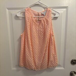 Liz Claiborne Pink Lace Blouse